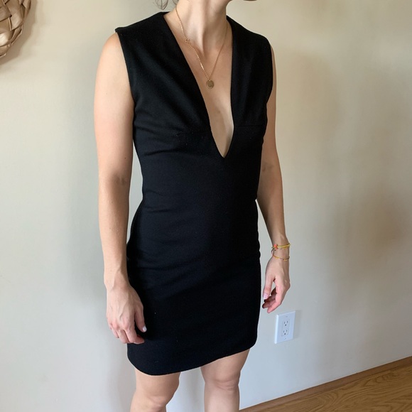 Blaque Label Dresses & Skirts - Blaque Label plunge front cutout back LBD